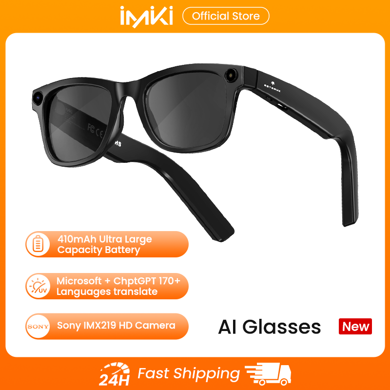IMIKI Ai Smart Glasses 4K 800W - Smart Glasses Lens recension och pris