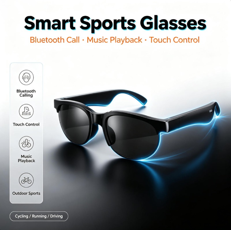 Smart Audio Sunglasses Bluetoo - Smart Glasses Lens recension och pris