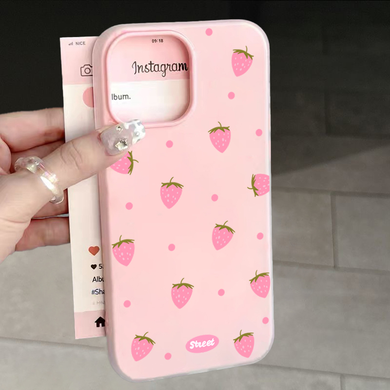 Sweet Pink Strawberry Pattern  - Samsung Galaxy S25 recension och pris