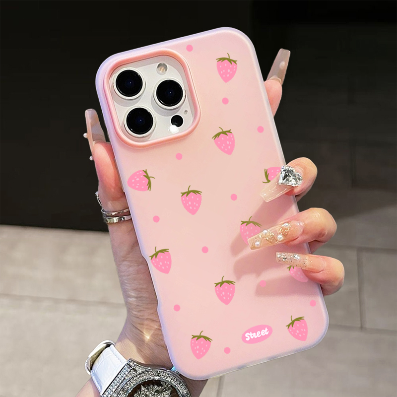 Sweet Pink Strawberry Pattern  - Samsung Galaxy S25 recension och pris