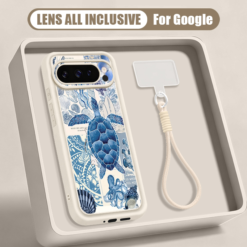 Sea Turtle Print Wrist Strap L - Google Pixel 8A recension och pris