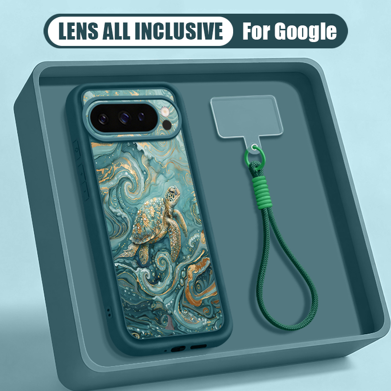 Sea Turtle Print Wrist Strap L - Google Pixel 8A recension och pris