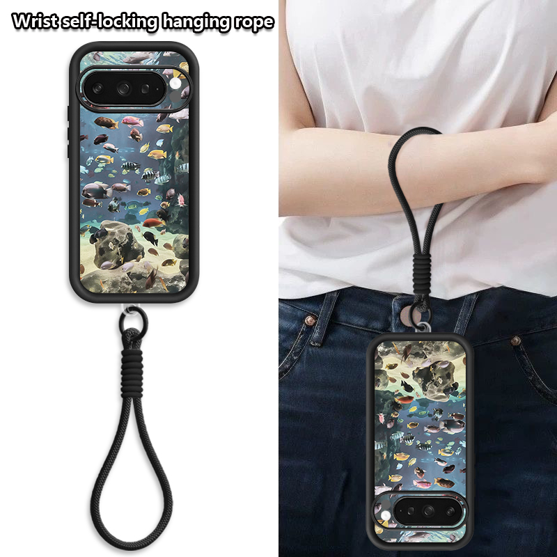 Sea Turtle Print Wrist Strap L - Google Pixel 8A recension och pris