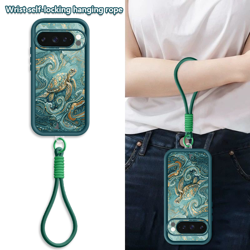 Sea Turtle Print Wrist Strap L - Google Pixel 8A recension och pris