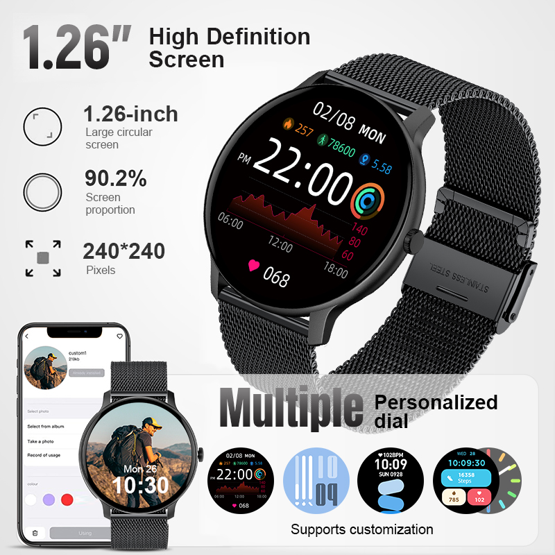 2026 Smart Watch Men Health Mo - Breath Rate Monitor recension och pris