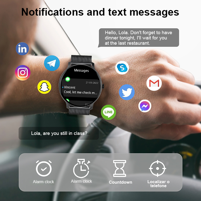 2026 Smart Watch Men Health Mo - Breath Rate Monitor recension och pris