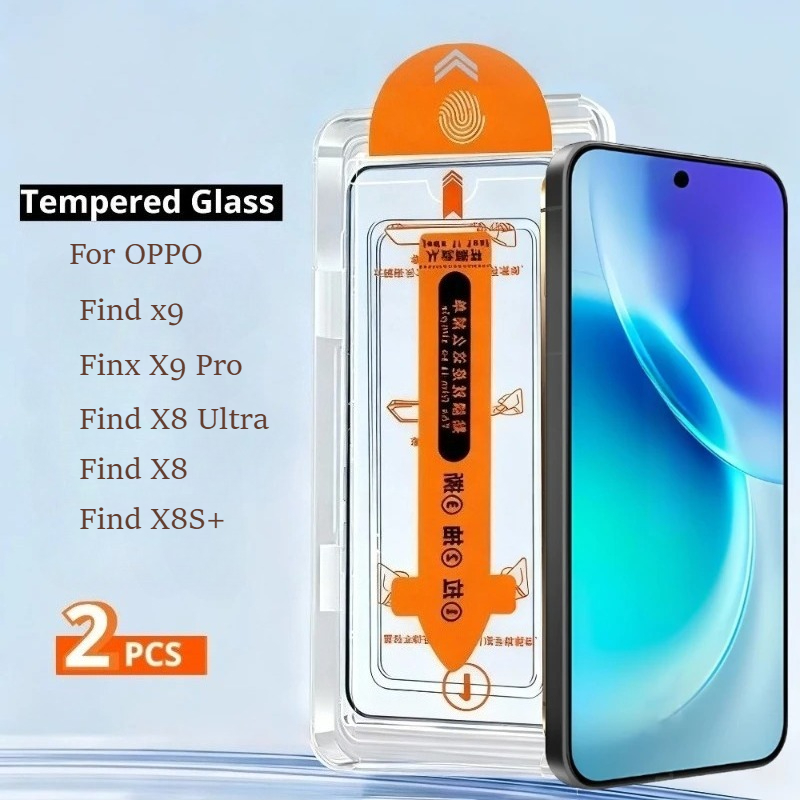 2 Pcs Easy Install Tempered Gl - Oppo Find X8 recension och pris