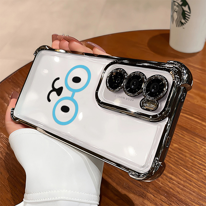 Graffiti Cute Blue Glasses Pho - Oppo A78 recension och pris